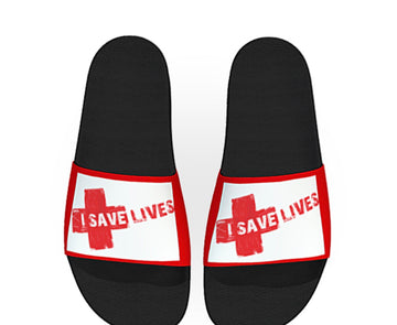 I SAVE LIVES "UNISEX" SLIDES